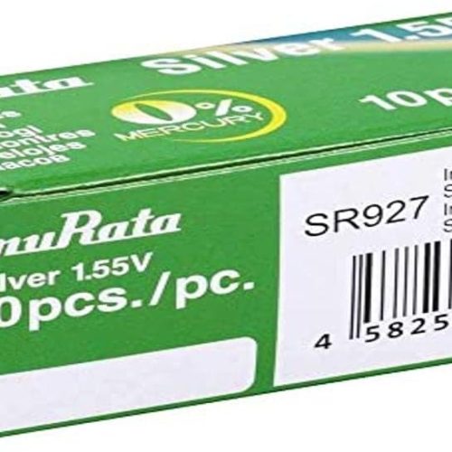 Murata SR927-PBWW 395 - Pilas de botón (óxido de Plata, 52 mAh, 1,55 V, 1 Unidades)