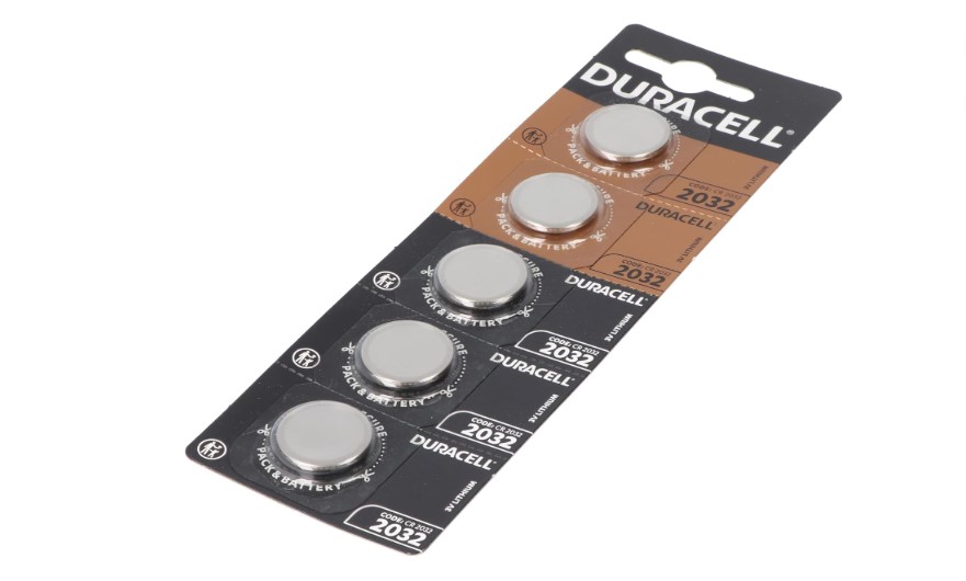 Duracell Litio CR2032 3v Paquete de 5 Pilas