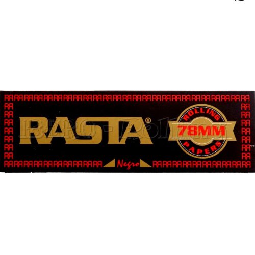 PAPEL RASTA NEGRO  78MM - 50 HOJAS(PRECIO SOLO EN LA PAGINA WEB)