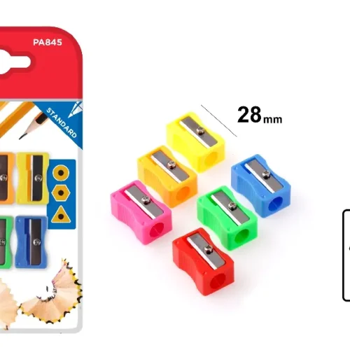 SACAPUNTAS STANDARD BLÍSTER 6 Uds..