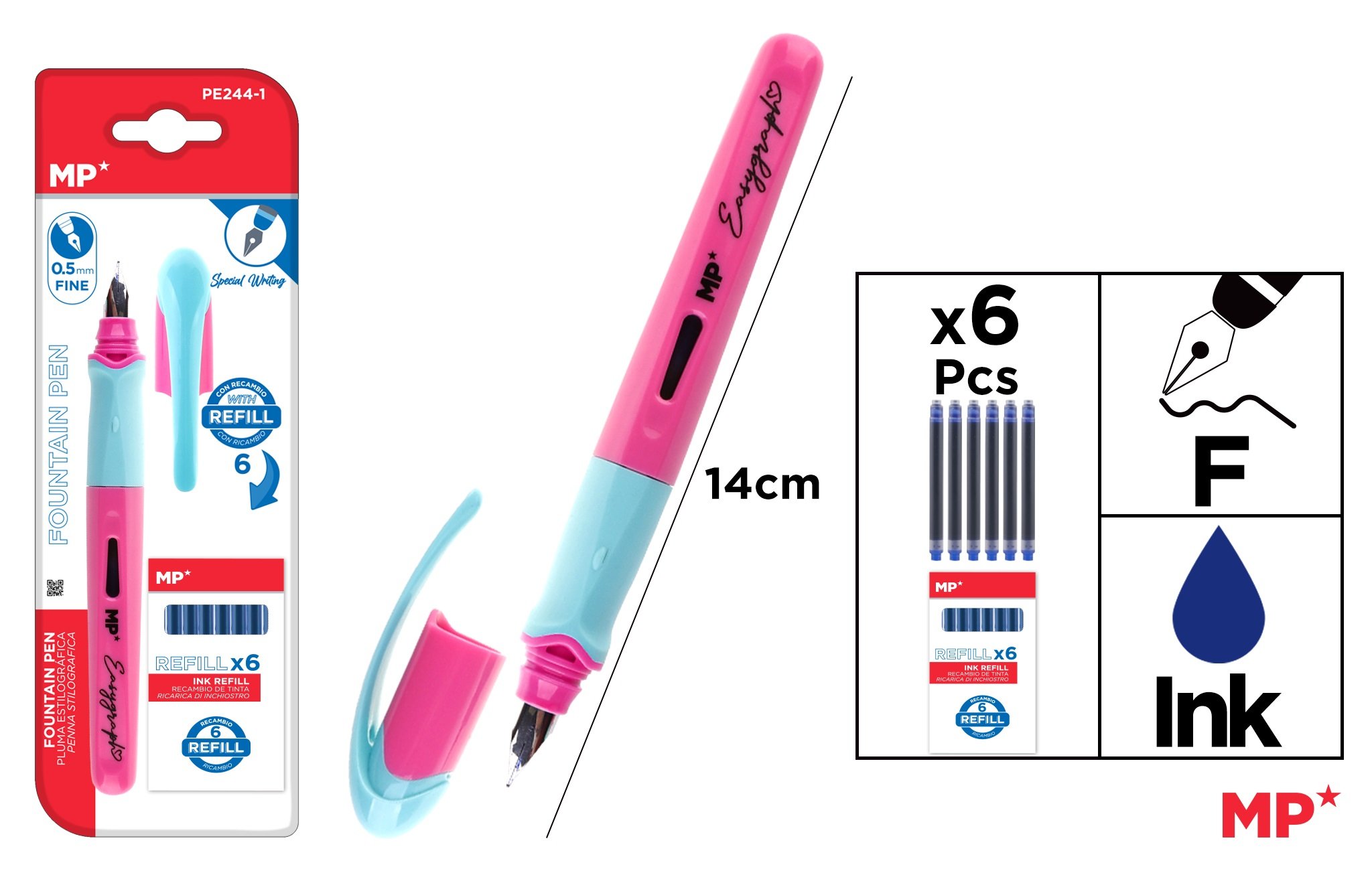 BOLIGRAFO TINTA LIQUIDA PE245-1