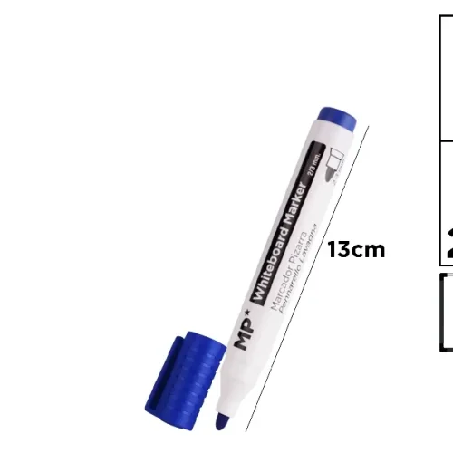 MARCADOR DE PIZARRA AZUL.