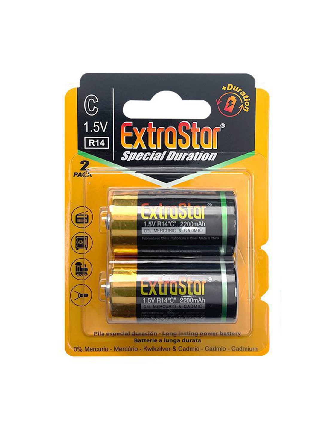 PILAS-EXTRASTAR-R14C-1.5V-BLISTER-2-PIEZAS-CJ144-JR14P-2B