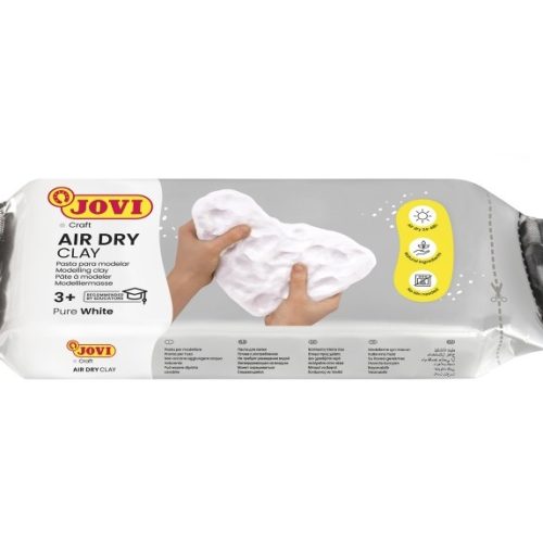 Jovi Air Dry Pastilla Pasta Modelar Endurecible al Aire - Tacto Fresco - Facil de Moldear - Cubre Multiples Superficies -500g