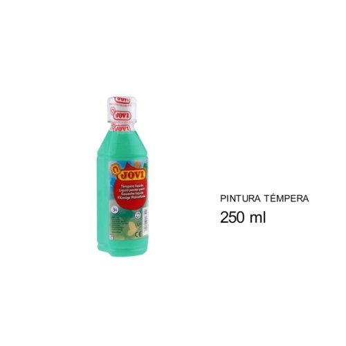 Tempera liquida 250 cc verde oscuro jovi