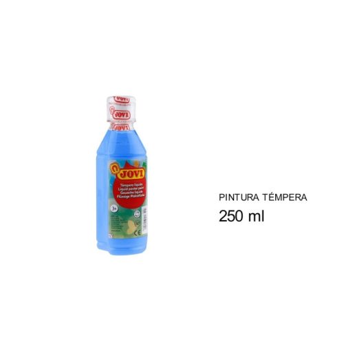 Tempera liquida 250 cc azul cyan jovi