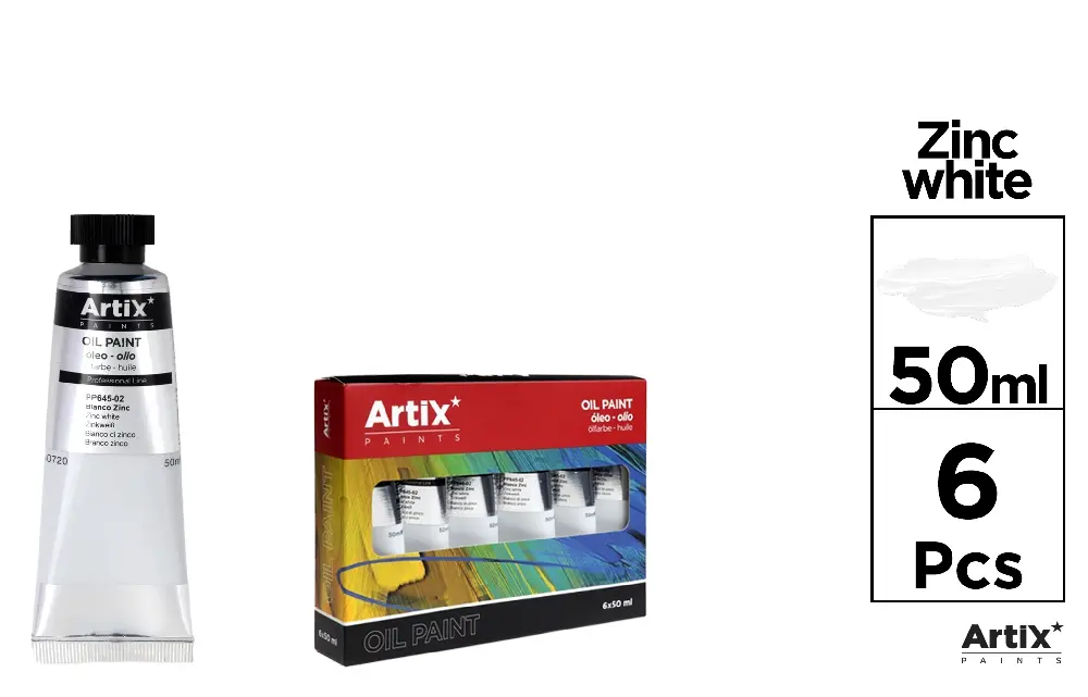 PINTURA AL ÓLEO EXPERT 50 ml BLANCO ZINC PP645-02 1PC