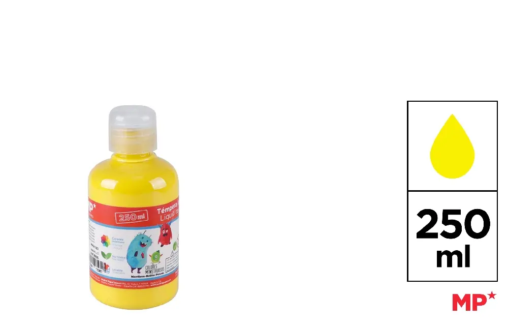 TÉMPERA 250 ml AMARILLO
