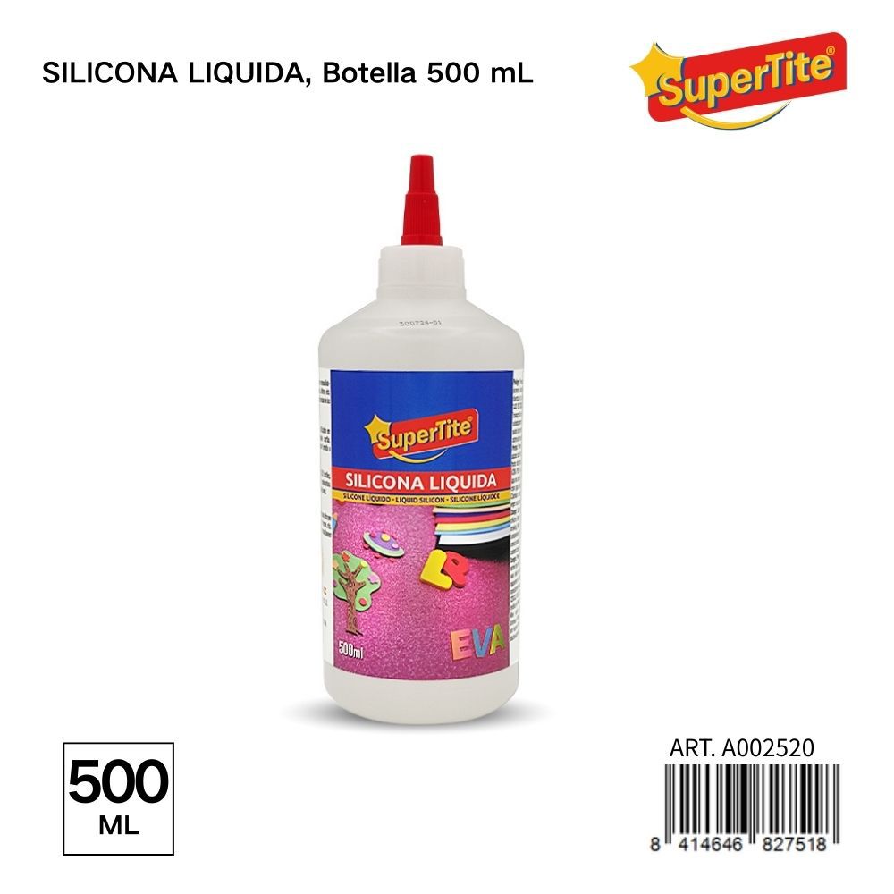 Silicona líquida Supertite 500 ml - Adhesivos de oficina