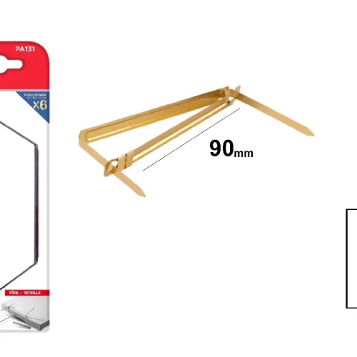 BLÍSTER FASTENER DORADO