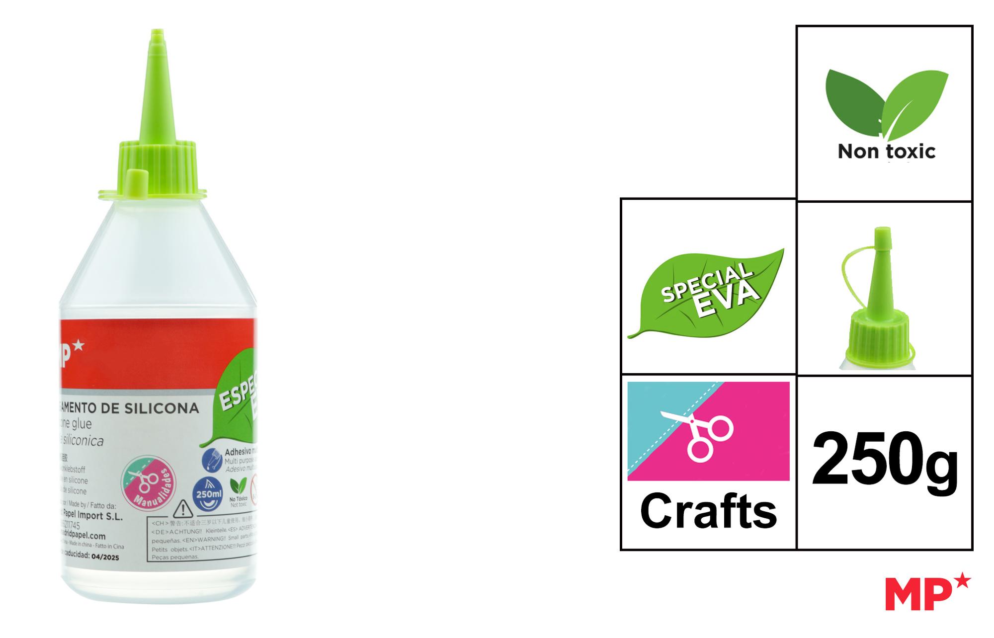 Pegamento de silicona 250ml de mp